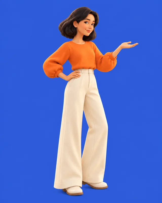 The Slat woman presenting the answers